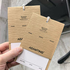Customized high-end paper hooks and tags