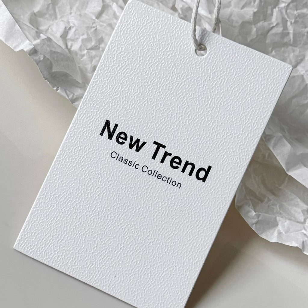 Customized high-end paper hooks and tags