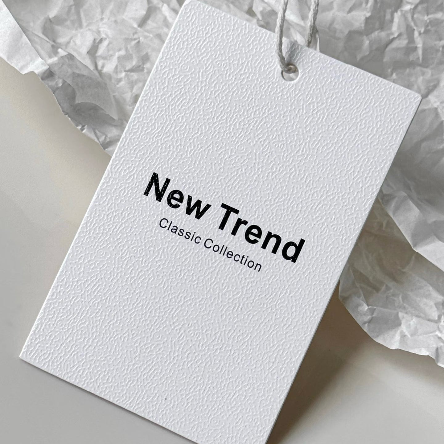 Customized high-end paper hooks and tags